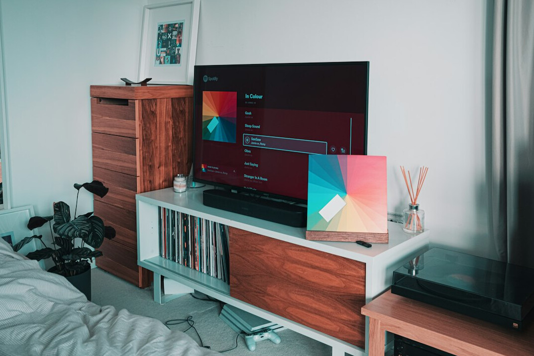 modern flat screen tv