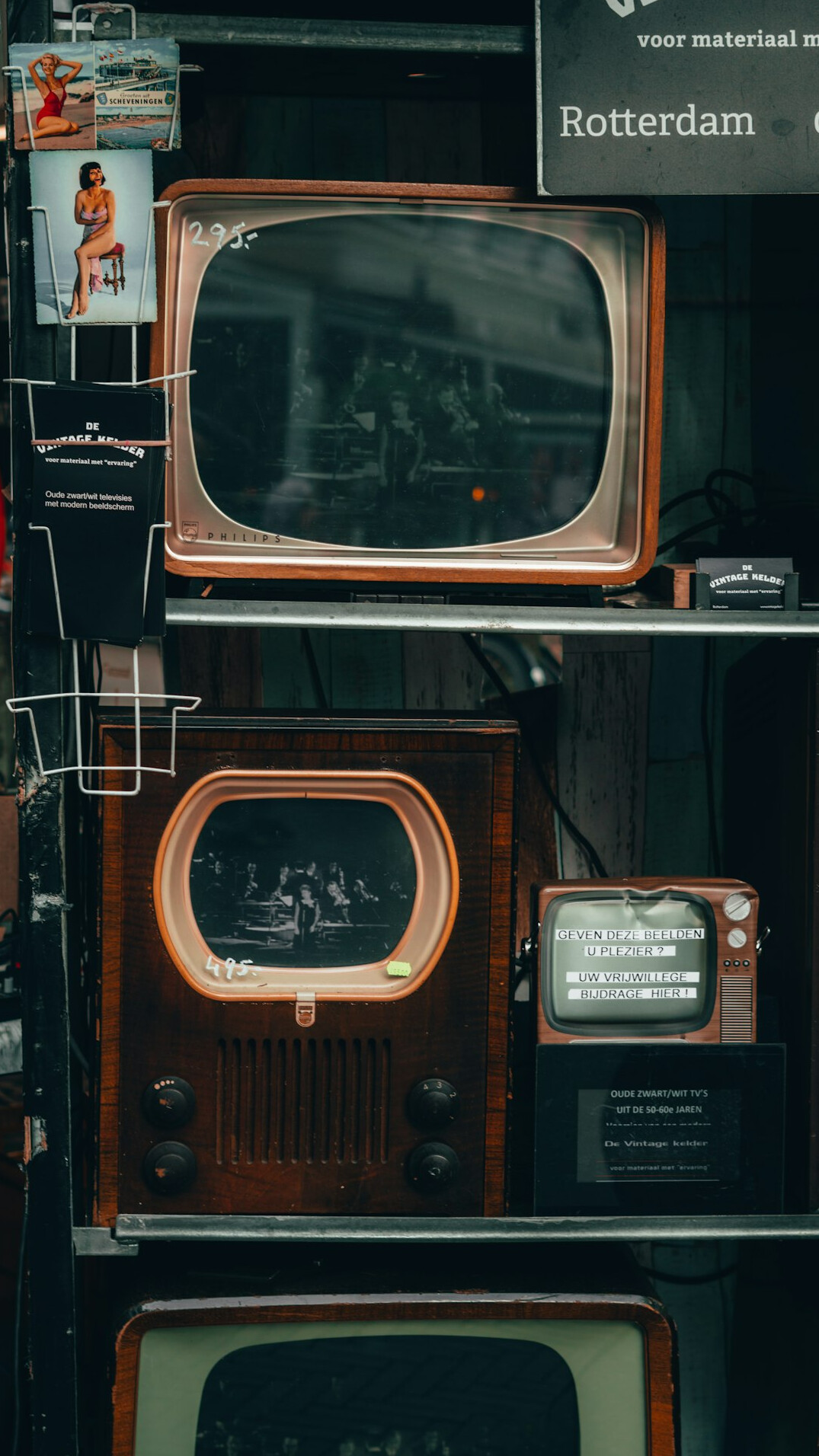 television history collage