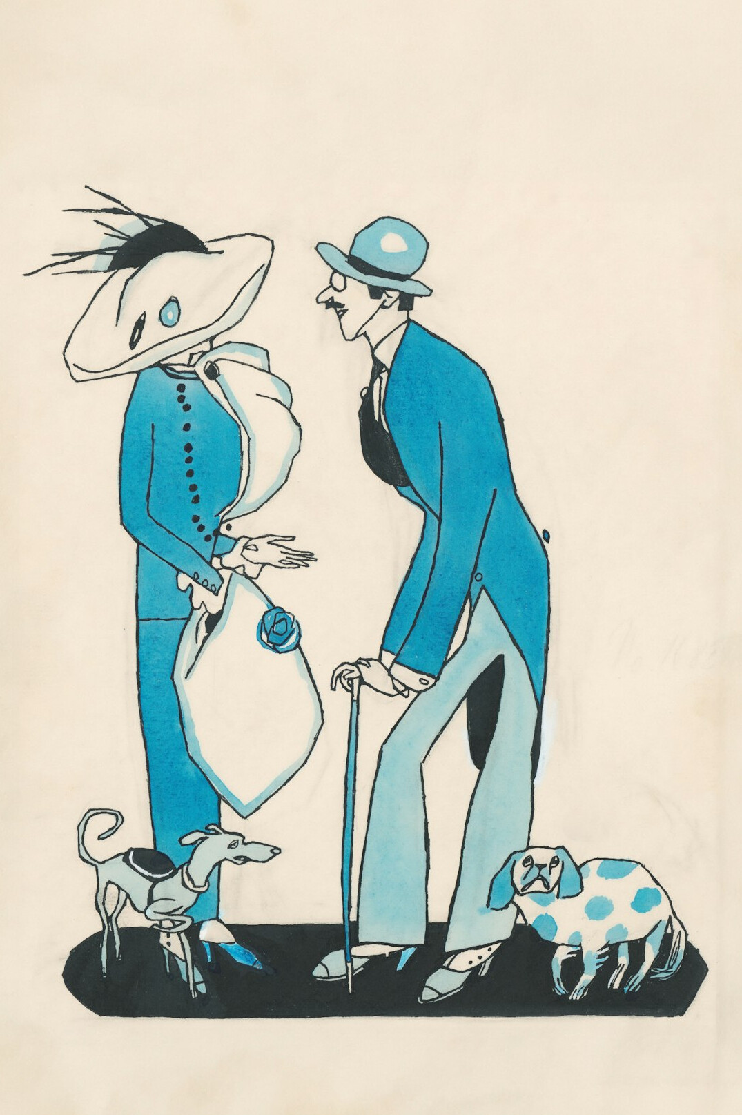 vintage french cartoon