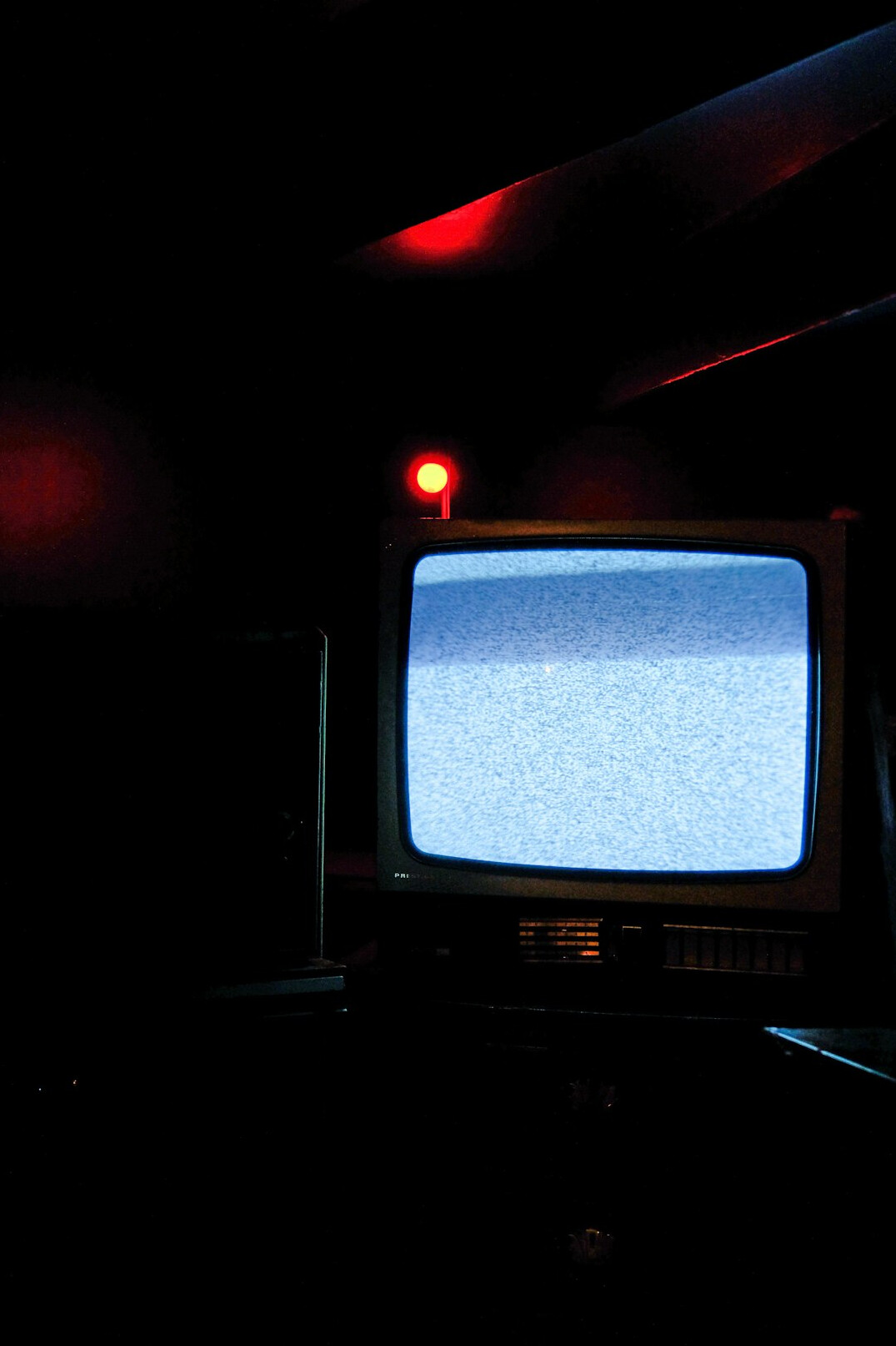 watching tv at night